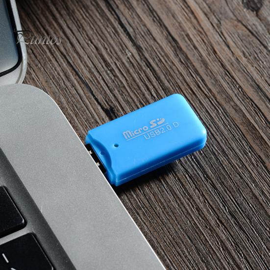 Мини-портативный USB 2.0 TF Micro SD устройство чтения карт памяти для портативного компьютера