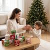 Маленькие кубики для хранения конфет 24 шт. DIY Рождественские коробки для адвент-календаря, Подарочная коробка с обратным отсчетом дней, Пустая картонная коробка с номером для заполнения для взрослых,