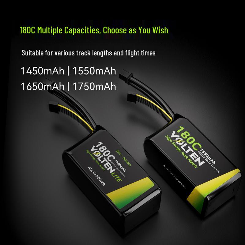 HSKRC Volten 180C 6S FPV Drone LiPo Battery