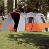 Family Tent - vidaXL - Tunnel 16 People - Waterproof - Grey - Easy To Assemble