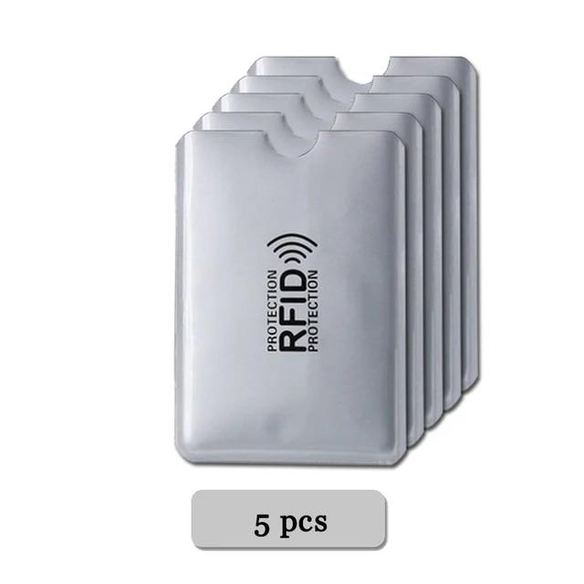 Новый 20 шт. Анти-RFID Держатель для карт Блокировка Считывателя Замок Чехол для Банковской Карты ID Карты Защита Металлический Держатель для Кредитных Карт Алюминиевый Чехол