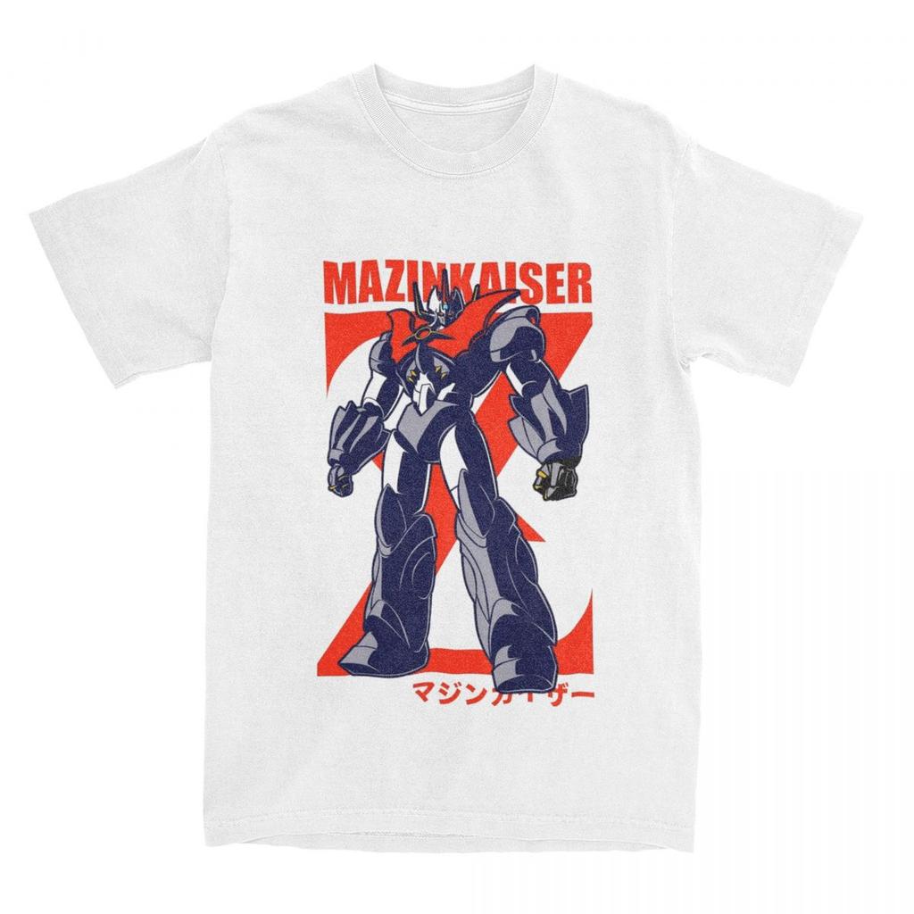 221 Mazinkaiser Full TShirts for Men Women Mazinger Z Humor 100 Cotton Tees Crewneck Short Sleeve T Shirts New Arrival Tops