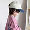 Patchwork Baby Baseball Hat Korean Style Children's Sunhat Fashion Letter Peaked Cap  Boys Girls