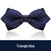 Men's Burgundy & Black Bow Tie for Weddings - British Korean Style