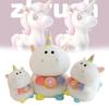 Unicorn Toy Fur Fashion Comfortable Cute Cartoon Throw Pillow Cushion Gift Doll