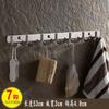 304 Stainless Steel No-Drill Wall Mount Hook Set Modern Minimalist Rack Kitchen Bathroom Closet