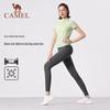 Camel Женские бесшовные леггинсы для йоги с высокой талией и эффектом коррекции живота