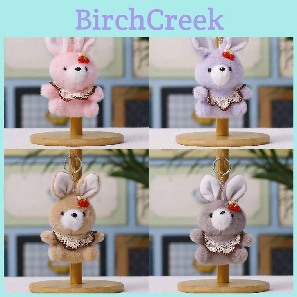 Plush Bunny Keychain Toy With Pp Cotton Filling For Kids And Adults