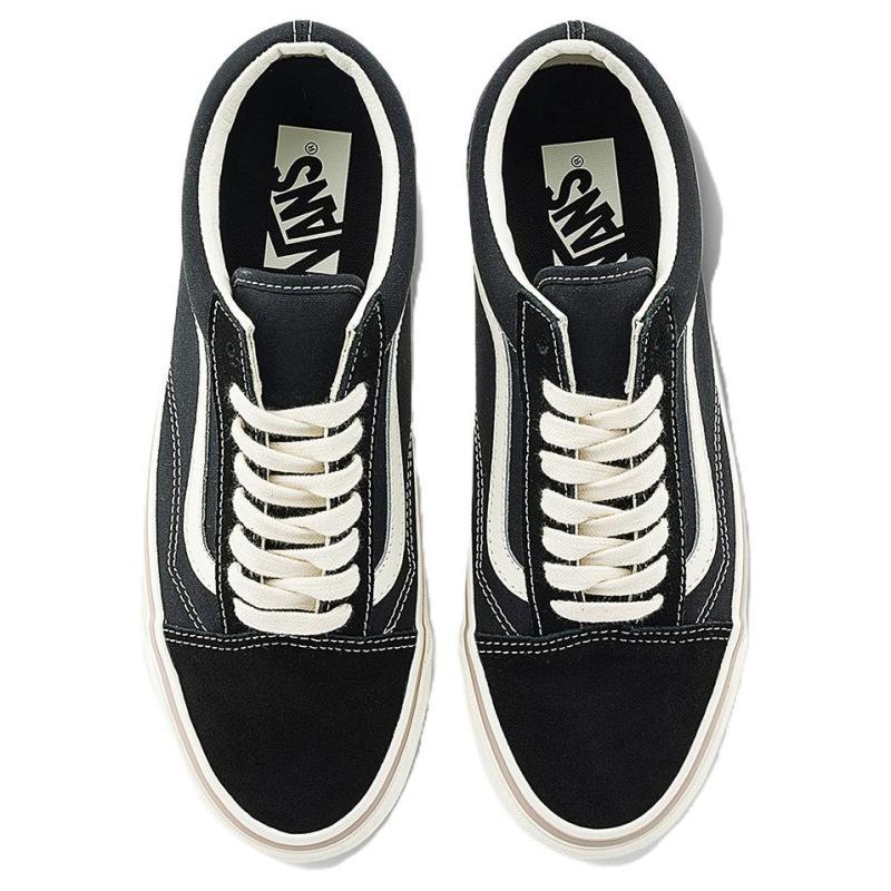 Vans Old Skool 36 Wear Resistant And Lightweight Low Top Skateboard Shoes Unisex Black Vans VN000CT91KP