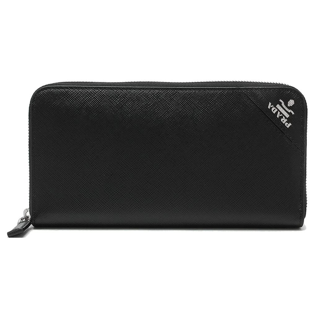 Long Wallet Saffiano 2ML188 2ML317 2ML506 QHH QME Black [Prada] Men's (2) NERO(F0002) [Item]