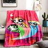The Powerpuff Girls Theme Blanket Suitable For The Sofa Camping And Travel Made Of Soft Flannel Material An Ideal Gift For Occasions Such As Birthday