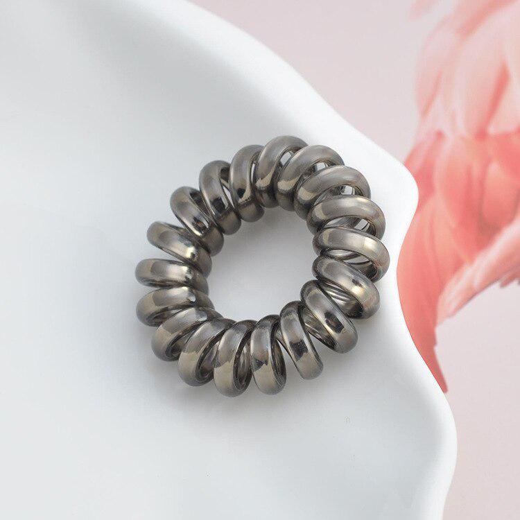 1 шт. полезные эластичные ленты для волос для девочек, аксессуары для волос, резинка для волос, головные уборы, веревка для волос, спиральная форма, резинка для волос, телефонный провод