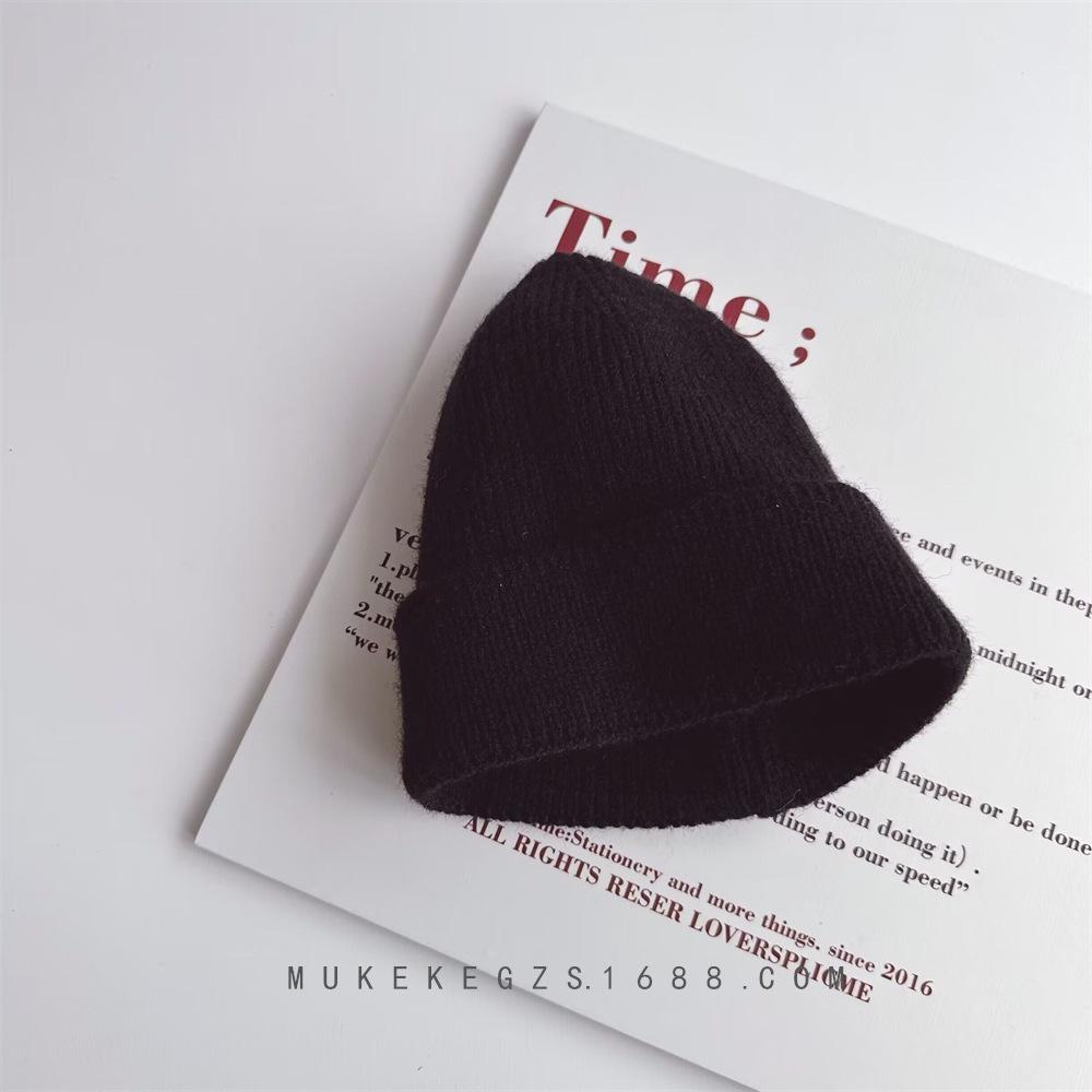 Детская шапочка однотонная вязаная детская зимняя шапка для детей теплая вязаная крючком шапка для мальчиков и девочек шапка для малышей детский чепчик Gorras Gorro