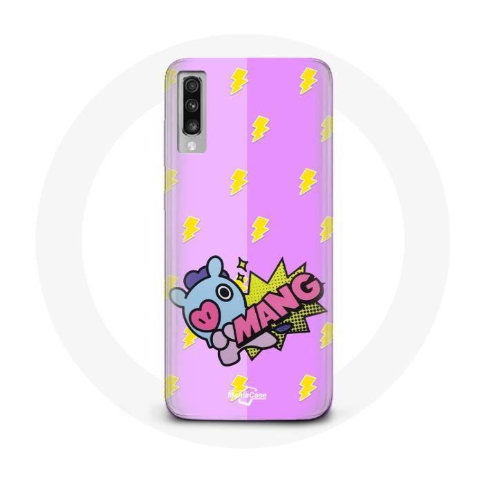 Coque pour Samsung Galaxy A70 BTS Bangtan Sonyeondan BT21 MANG J-Hope