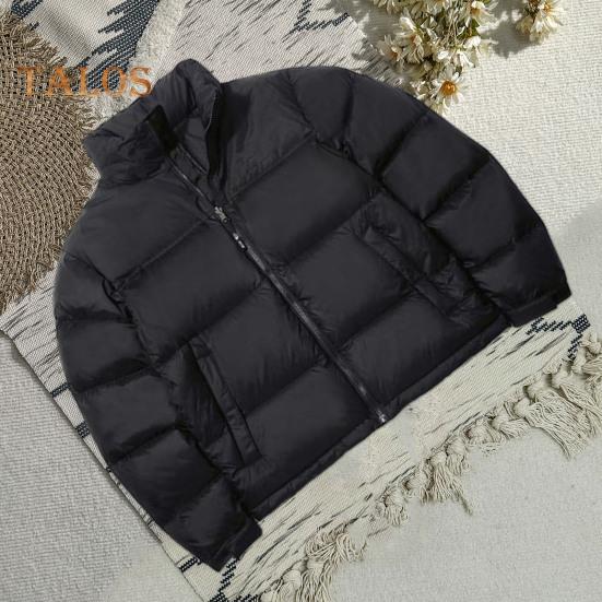 Мужское хлопковое пальто с воротником-стойкой, длинным рукавом, в стиле пэчворк, цветная куртка с карманами, свободный крой, застежка-молния, ветрозащитная стеганая верхняя одежда