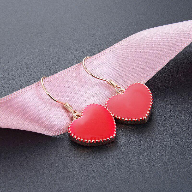 Танциз модные серьги-капли в форме сердца подарок на свадьбу для женщин