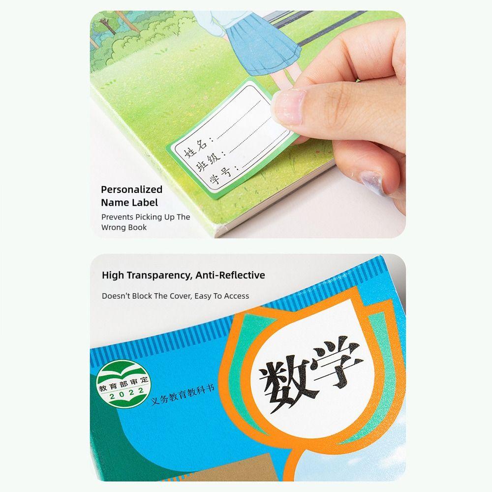10PCS/Set S/M/L Self-Adhesive Book Skin Self-Adhesive Book Protective Cover Book Protection