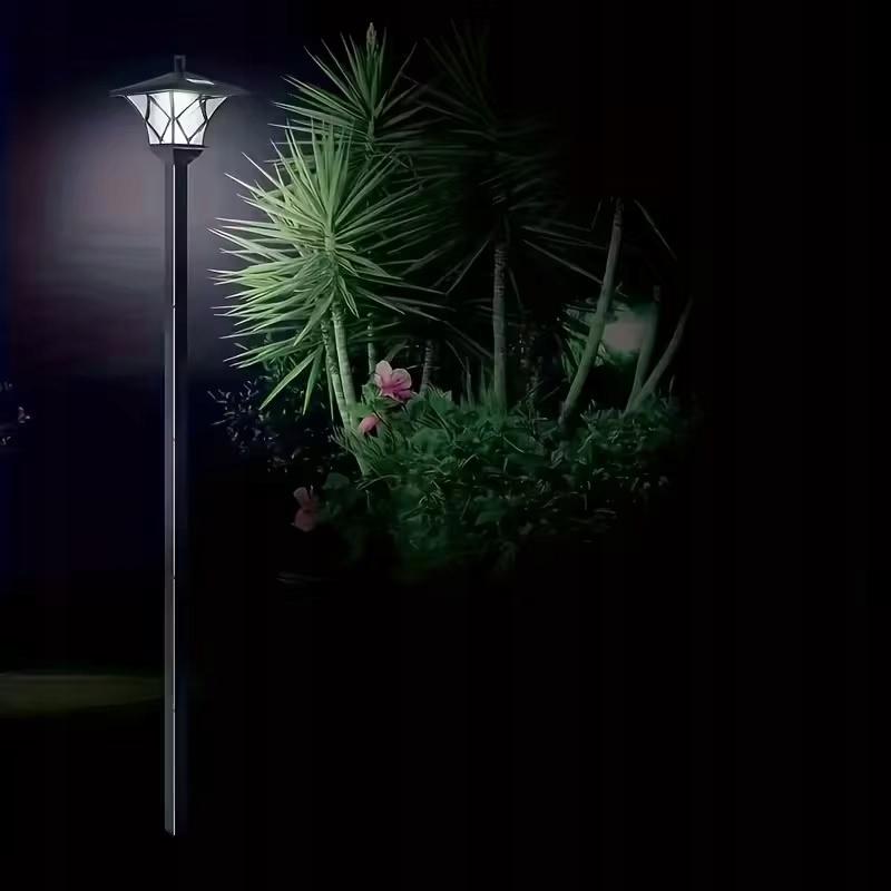 Automatic Solar Lamps 2 pcs 150 cm Twilight Sensor LED For Garden