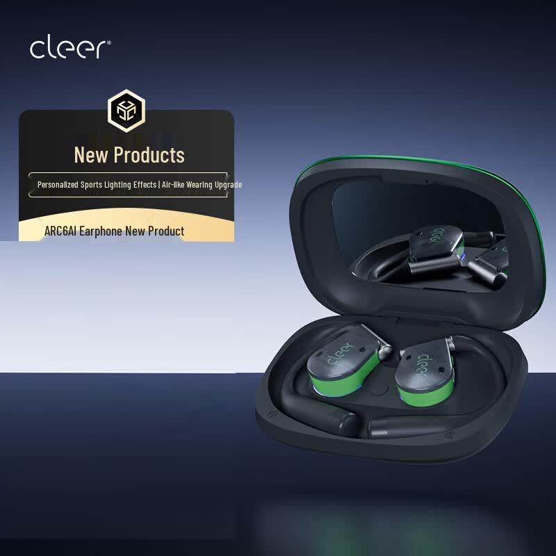 Cleer ARC6 Открытые спортивные Bluetooth-наушники с ИИ