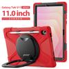 Поворотный на 360° чехол для Samsung Galaxy Tab S11 2025 11,0 дюйма SM-X730 SM-X736 SM-X736B С подставкой, ручкой-захватом, с плечевым ремнем