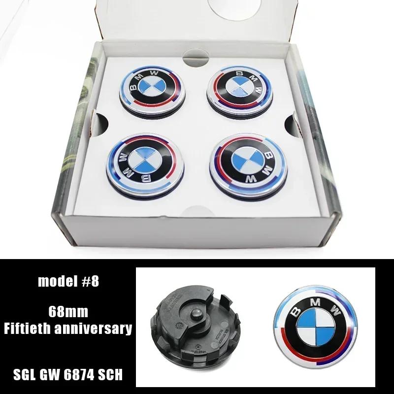 New 4P 56mm 68mm Floating Wheel Center Caps For BMW G11 G12 G30 G31 G32 G38 G01 G08 G02 G05 F45 F46 F52 F48 F49 F39 Auto Ac