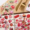 100 шт. Милые наклейки с едой, клубничными десертами Kawaii для девочки, планировщика, скрапбукинга, корейская канцелярия, наклейки для дневника