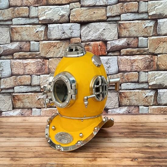 Шлем для дайвинга Mark V ВМС США Шлем для подводного плавания с аквалангом Желтый шлем для дайверов ВМС США