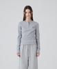 DANGLEDROP Dgdp Square Logo Slim Fit Long Sleeve_Melange Grey