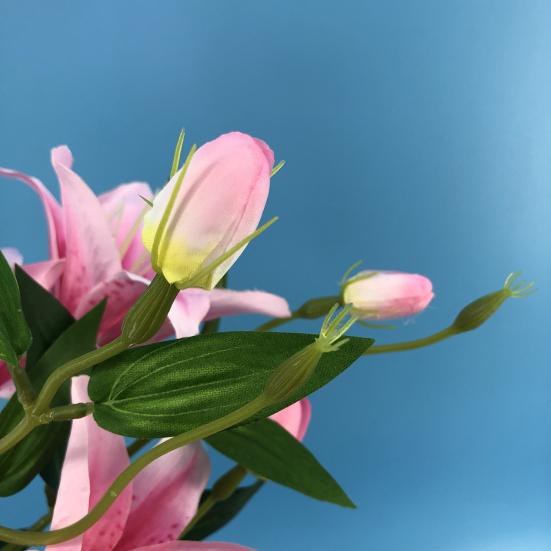 1 шт. поддельный цветок DIY широкое применение экологически чистый портативный цветочная композиция поддельный цветок лилии Декор для вечеринки