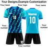Personalised Shirts Kit Mens Girls With Name Number Custom Football Jerseys For Boys Training Suit