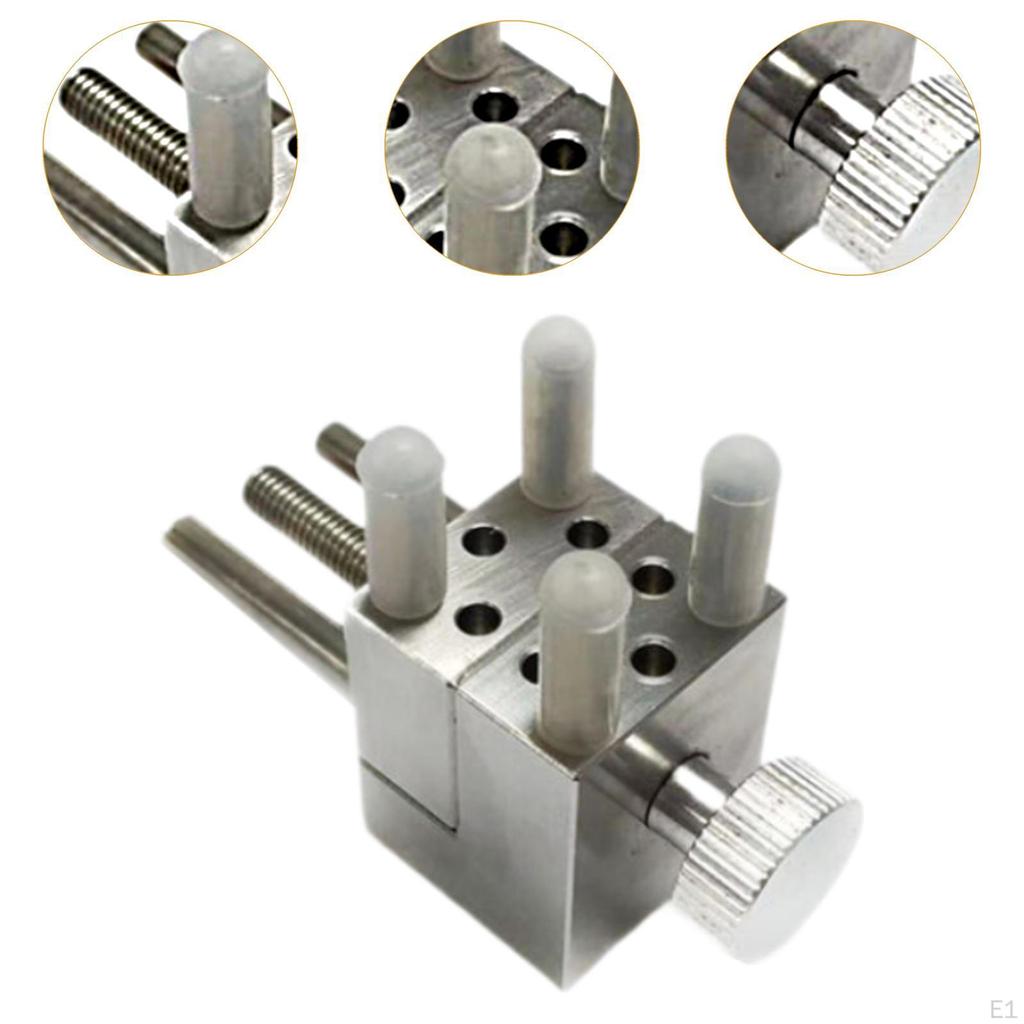 Мини-тиски для ювелирных изделий, маленькие тиски для верстака, регулируемый настольный зажим для любителей делать все своими руками, ремонт часов,