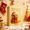 Yousheng Moo Deng Advent Calendar 2025 24 Days Christmas Countdown with Acrylic Hippo Ornaments Surprise Gifts for Children And Adults