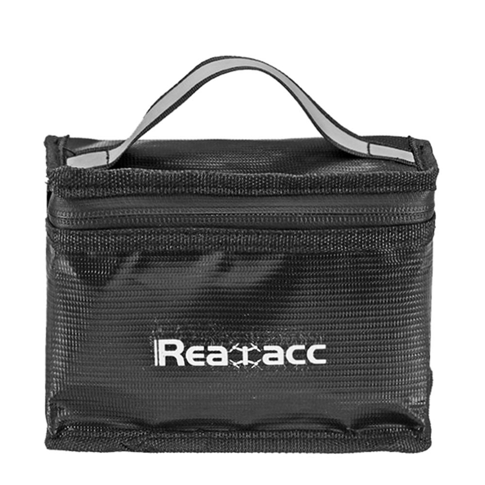 Realacc 155x115x90мм Водонепроницаемая сумка для LiPo аккумуляторов со светящейся ручкой для хранения и зарядки