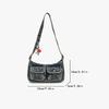 Underarm Bag Retro Denim Bag Handbag Cloth bag Fashion Spicy Girl Shoulder Bag  Girls