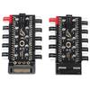ШИМ-концентратор вентилятора 10, охладитель Sata Molex, охлаждающий вентилятор, разветвитель, адаптер контроллера скорости
