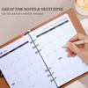Spiral Binding Coil Diary Book A5 Size Spiral Notebook Yearly Schedule Planner  Yearbook Recording