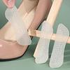1 Pair Silicone Heel Sticker Inserts Anti-Slip Heel Grips Cushions Pads Foot Care Protector for Shoes Boots Flats