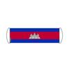Drapeau - Cambodge - 17 X 50 Cm - Polyester - Imperméable - Recto/Verso