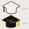 30pcs Custom Graduation Advice Cards & Blessing Tags, Graduation Party Games Decorations for Students, Graduates