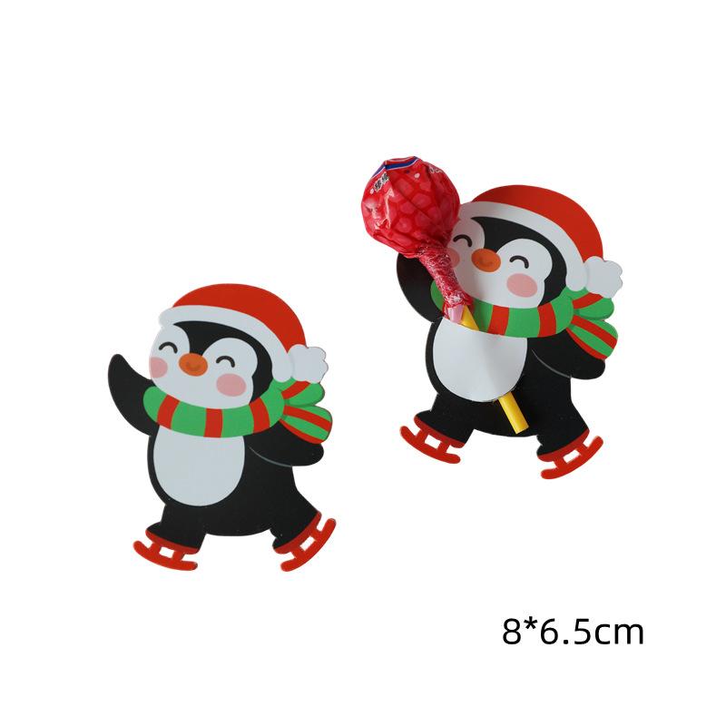 Christmas Lollipop Cards, Candy Decor Insert Cards, Kindergarten Message Reward Cards, 50 Pieces