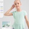 Girls' Loose Fit 30D Mesh Yoga T-Shirt