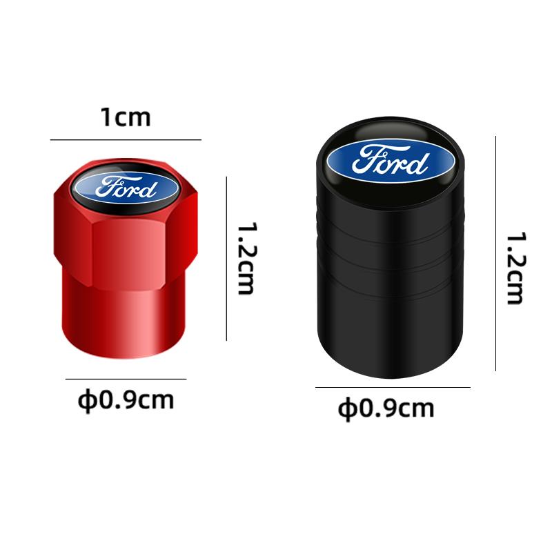 Автонаклейка 4 шт. Колпачки на ниппель колеса автомобиля для Ford focus Fiesta EcoSport ESCORT ranger fusion mondeo Mustang transit АвтоАксессуары