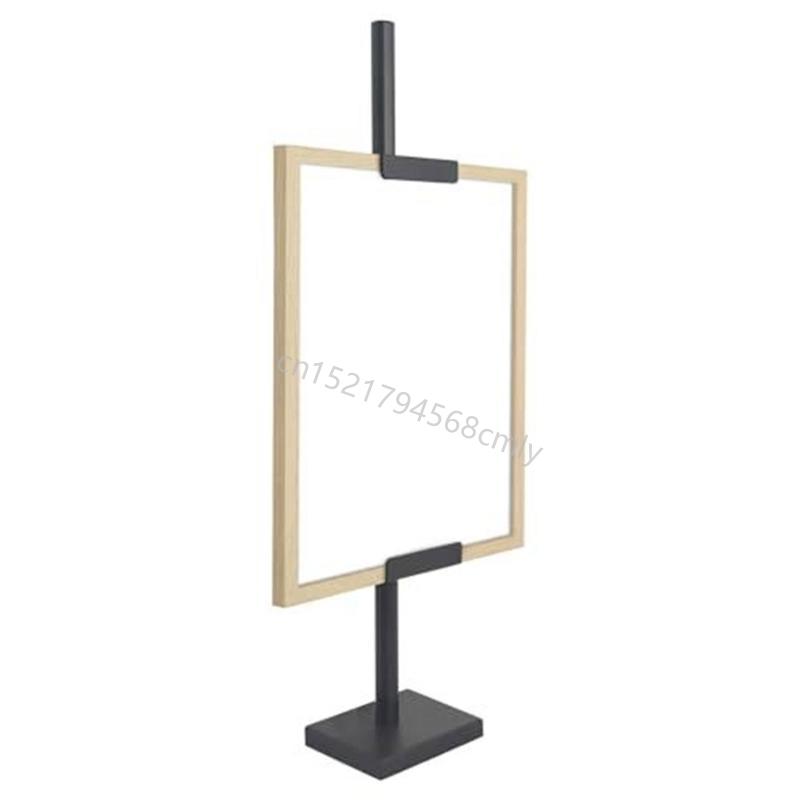 Steel Frame Easels Stand Adjustables Desktop Display for Artwork and Portraits 6XDE