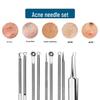 Набор игл для удаления акне из нержавеющей стали: Пинцеты для удаления черных точек и инструменты для выдавливания для салона красоты
