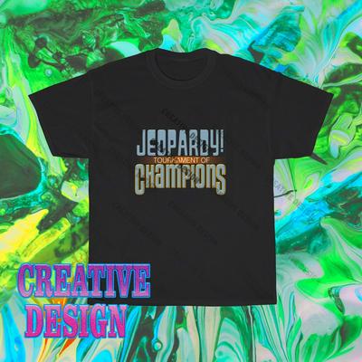 Новая футболка с логотипом игрового шоу Jeopardy Смешной Размер от S до 5XL
