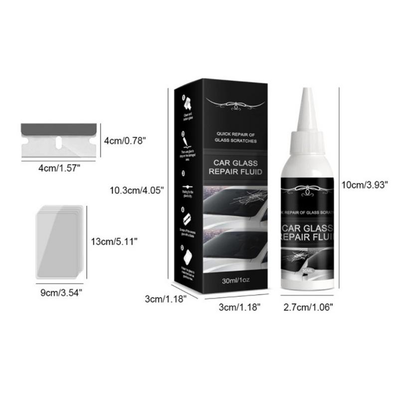 Adhesives DIY Window Cracked Glass Repair Recover Kit Supplies For Auto Glass Scratch Crack Restoring Accessories for Vehicles