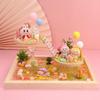 Sky Garden Double Layer DIY Micro Landscape Kit for Children's Handmade Desktop Ornaments.