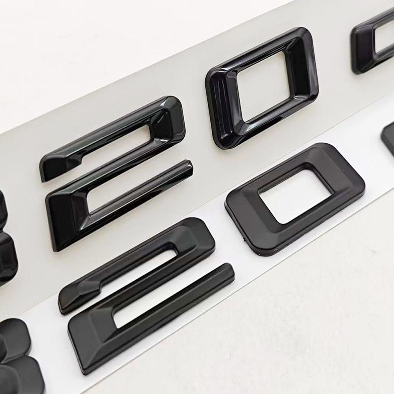 3D ABS Chrome Black Car Styling Logo 320d Badge Rear Trunk Emblem Decal For BMW 3 Series 320d E34 E46 F31 Auto Accessories MD2