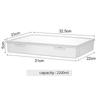 Transparent Storage Box Multifunctional Desktop Large Capacity A4 Paper Plastic Organizer Box Document Organizer Office Supplies