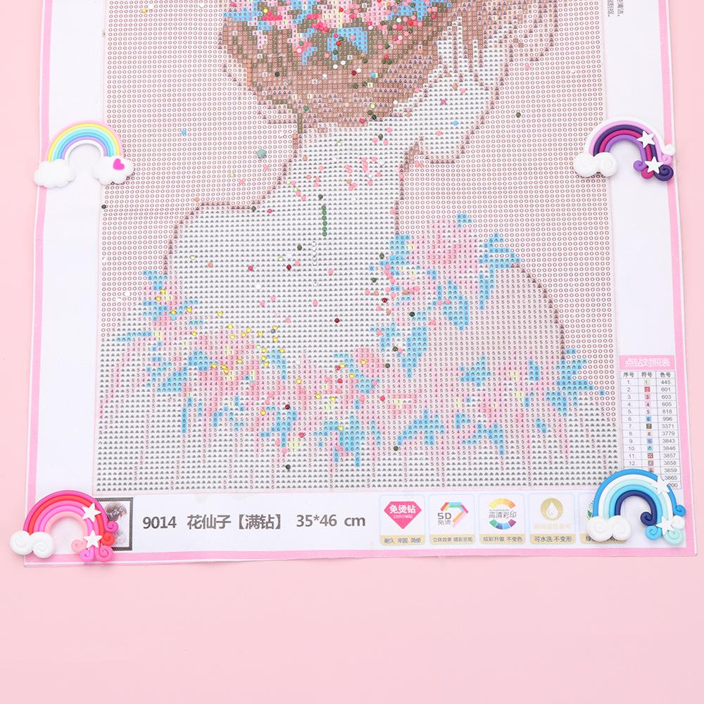 Пергаментная вышивка крестом Радуга держатель Алмазная живопись аксессуары Магнитная обложка Minders